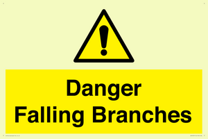 Danger Falling Branches